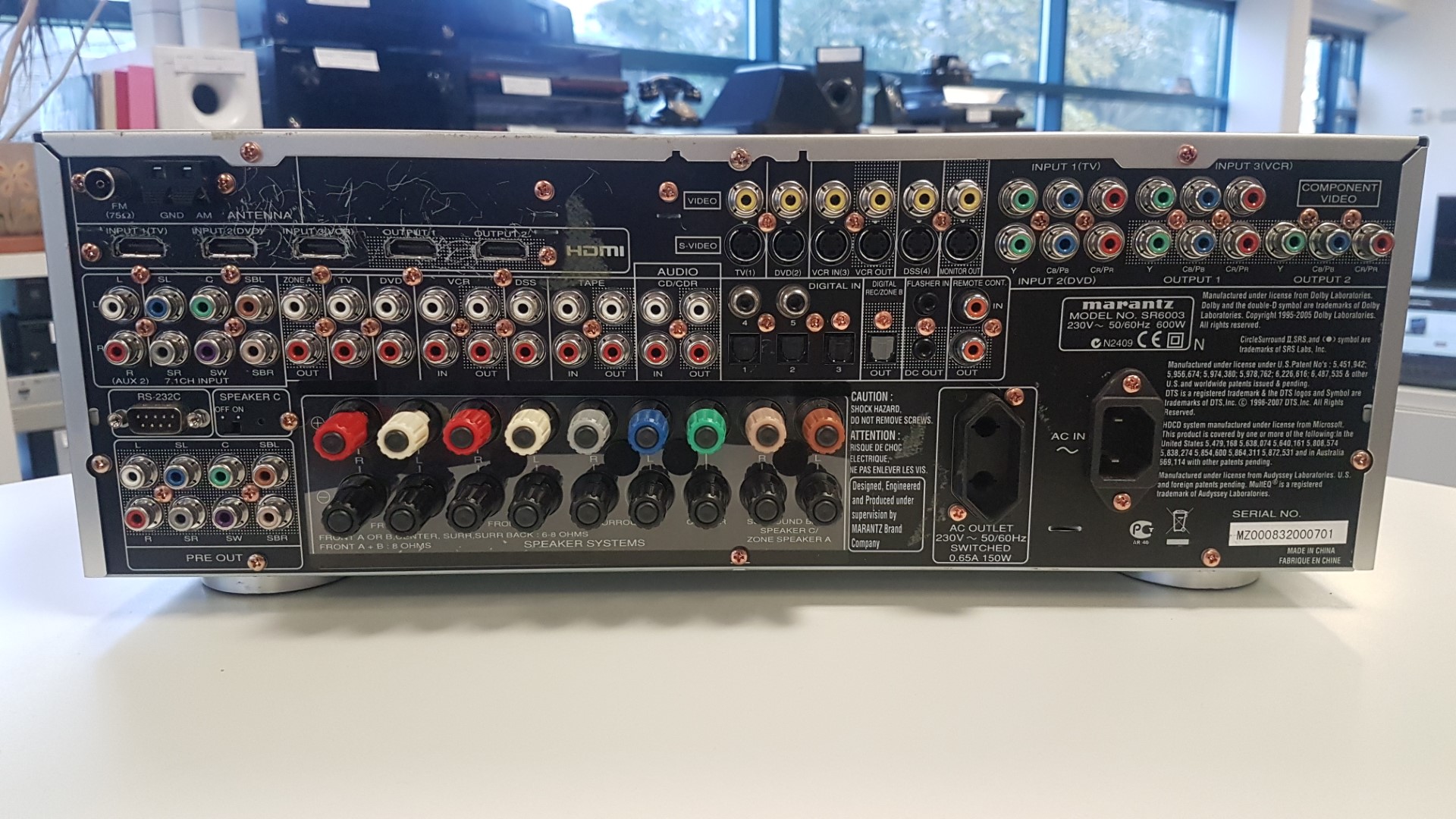 7.1 mājas kino uztvērējs SR6003 - Image 3