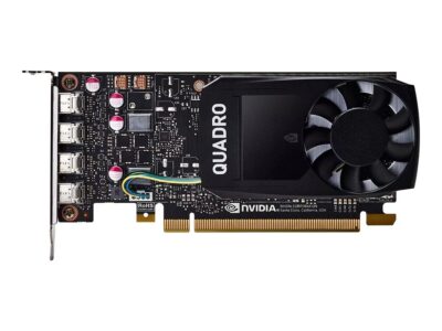 Nvidia P1000 4 x mini Displayport graphics card low-profile