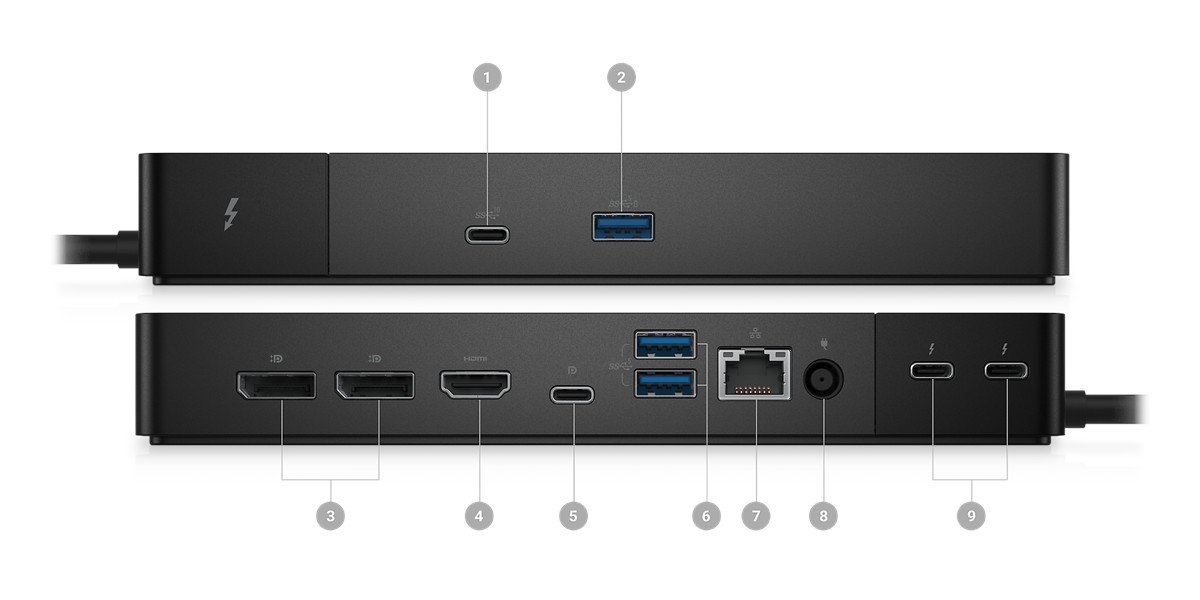 Dell dock WD22TB4 + Dell 180W adapter - Image 2